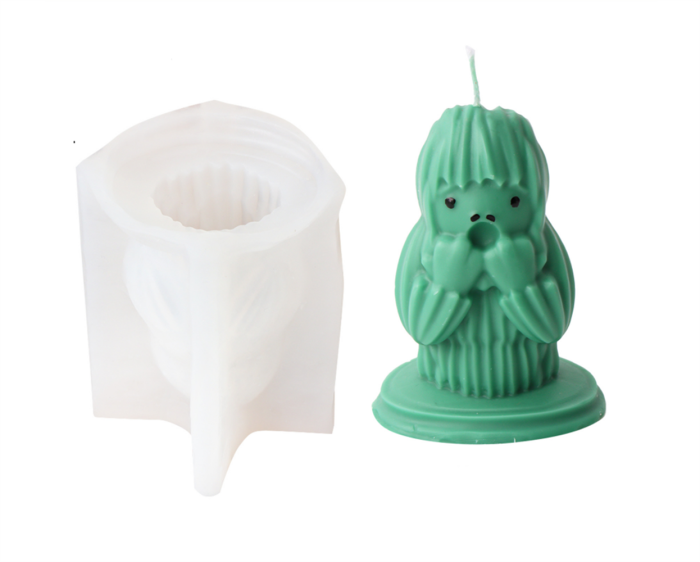 Halloween Female Zombie Candle Mold Zombie Handmade Aromatherapy Gypsum Decoration Silicone Mold