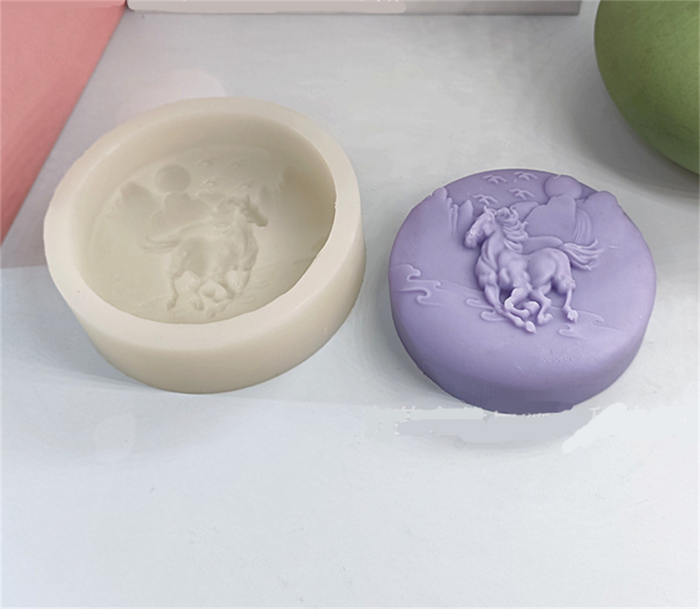 DIY Running Horse Soap Mold Making Candle Mold Silicone Mold