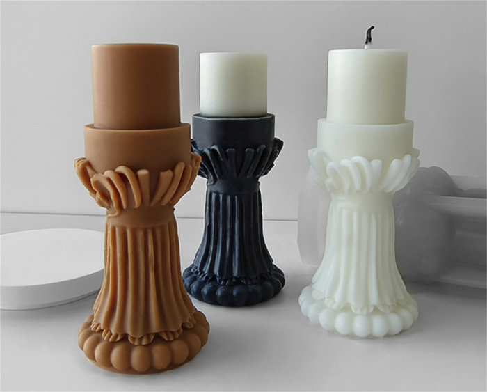 Candle Mold DIY Aromatherapy Candle Desktop Decoration Dropping Gel Decoration Silicone Mold