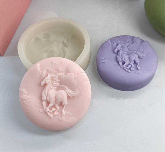 DIY Running Horse Soap Mold Making Candle Mold Silicone Mold