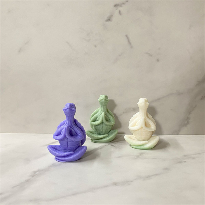 DIY Marine Animal Mold 3D Meditation Turtle Turtle Hands Together Ten Turtle Aroma Plaster Candle Mold