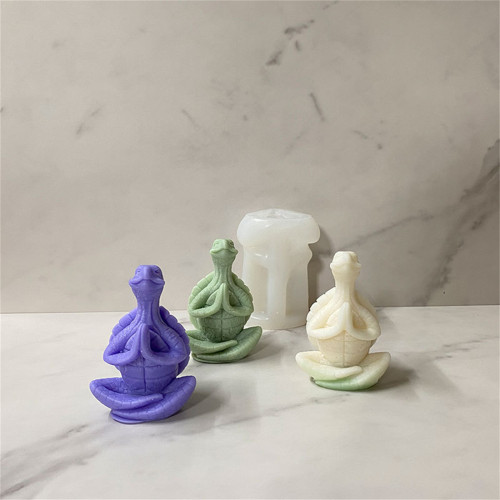 DIY Marine Animal Mold 3D Meditation Turtle Turtle Hands Together Ten Turtle Aroma Plaster Candle Mold
