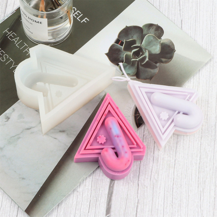 Christmas decorations, aromatherapy candle molds, diy blocks, aromatherapy candles, silicone molds, gypsum ornaments