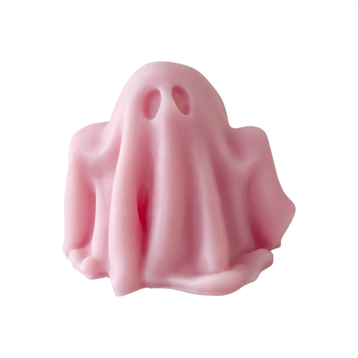 3D Halloween Aromatherapy Candle Silicone Mold Ghost Mold DIY Handmade Dropping Plaster Production