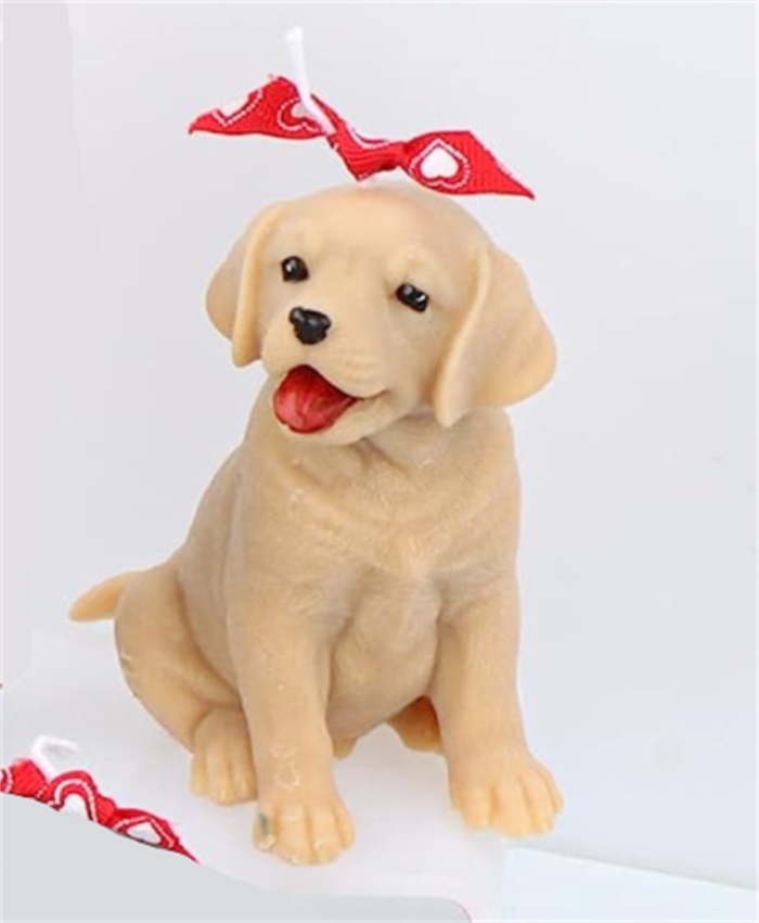 3D Dog Silicone Candle Mold Animal Soap Mold Silicone Dog Mold for Chocolate, Candy, Cake Decor, Soy Wax Candle, Soap, Polymer Clay, Plaster, Resin Art