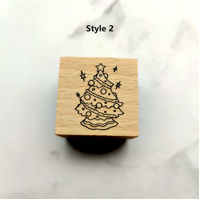 Copy Halloween Strip Cardmaking Stamp Wood Rubber Stamp Decorative Card Scrapbook Album Journal Diary DIY 6 Styles