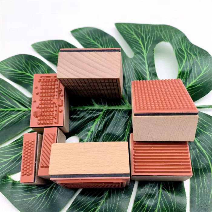 Planner Rubber Stamp Set of 6 pcs Space Lattice Stamps Schedule Stamps Wooden Rubber Stamp For Decorative Plann Journal Diary Memo Tool