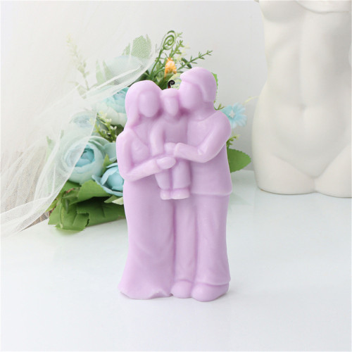 Family Candle Mold  Couple Candle Mold Body Candle Mold Family Resin Mold Clay Mold Candle Making Molds Craft Supplies