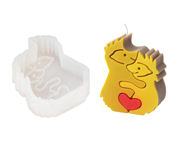 Mother's Day Planar Animal Candle Silicone Mold Handmade Soap Mold Candle Making DIY Resin Crafts Font Cake Decoration