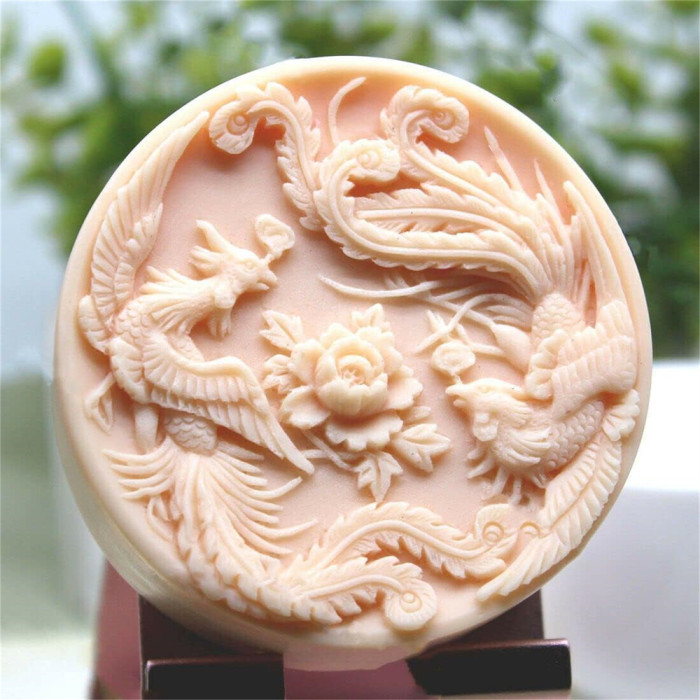 Phoenix Silicone Mold Flower Soap Candle Making Silicone Mold