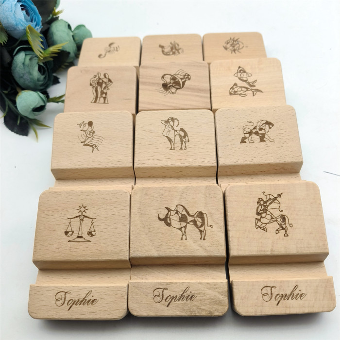 Customized gifts, Desktop Cell Phone Stand for iPhone, Portable Mobile Phone Holder Stand，Stand dog phone holder