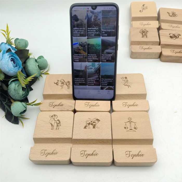 Customized gifts, Desktop Cell Phone Stand for iPhone, Portable Mobile Phone Holder Stand，Stand dog phone holder