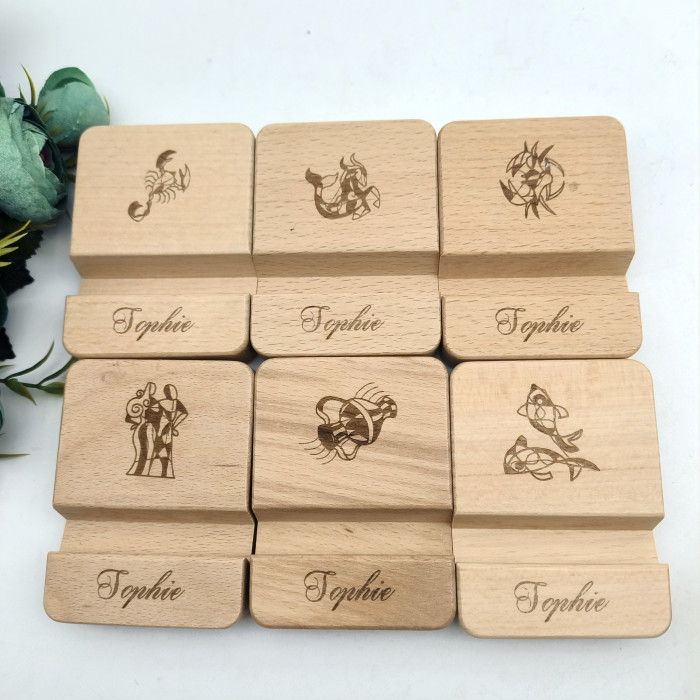 Customized gifts, Desktop Cell Phone Stand for iPhone, Portable Mobile Phone Holder Stand，Stand dog phone holder