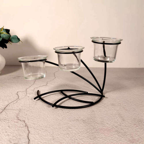 Modern Simple Candle Holders  Metal Candle Stand For Tealight  Desktop Decoration Date Parties Candlelight Dinner Graduation Housewarming Gifts