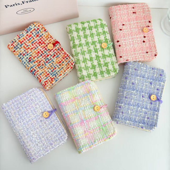 A6 Woven Loose Leaf Notebook