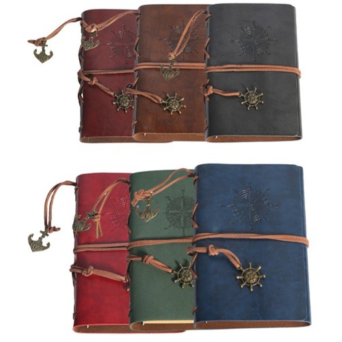 Vintage Travel Journal Notebook A7