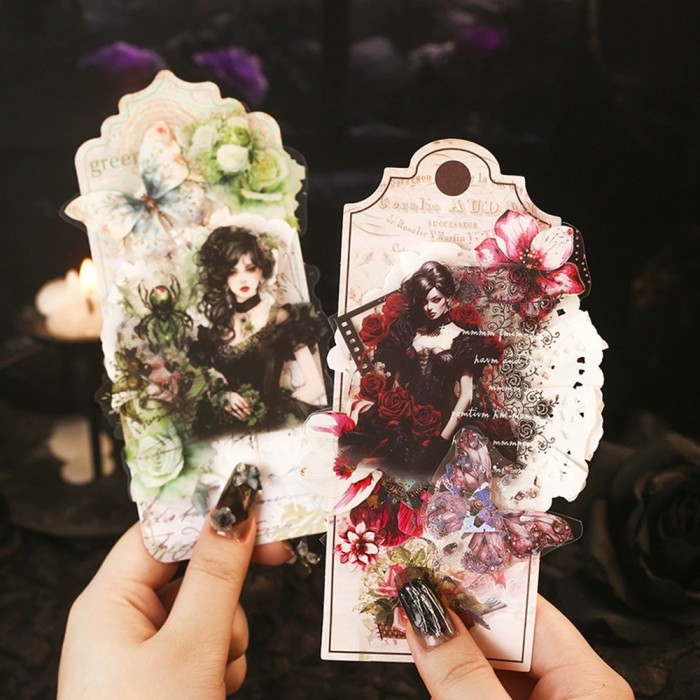 Retro Character Sticker Bag of 10 pcs 5 Style