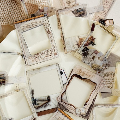 Vintage Frame Sticker Pack of 20 pcs 5 Style