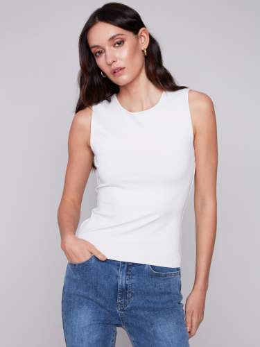 Sleeveless Super Stretch Top - Natural