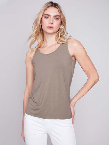 Reversible Bamboo Cami - Celadon