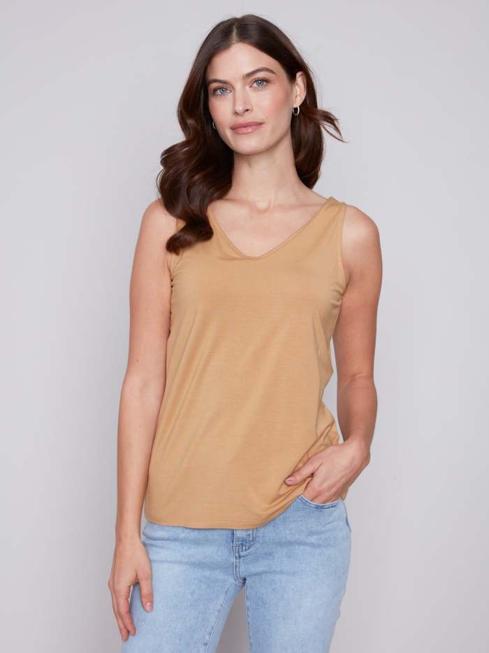 Reversible Bamboo Cami - Corn