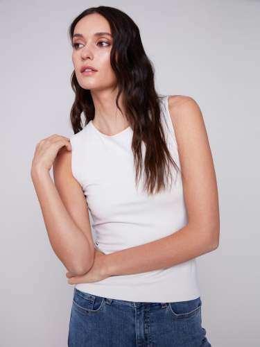 Sleeveless Super Stretch Top - Natural