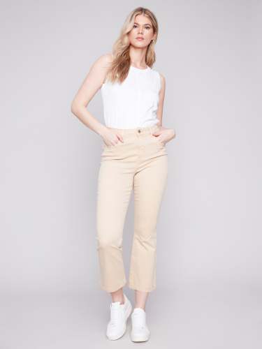 Bootcut Stretch Twill Pants - Corn