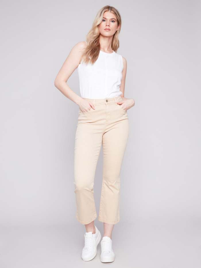 Bootcut Stretch Twill Pants - Corn