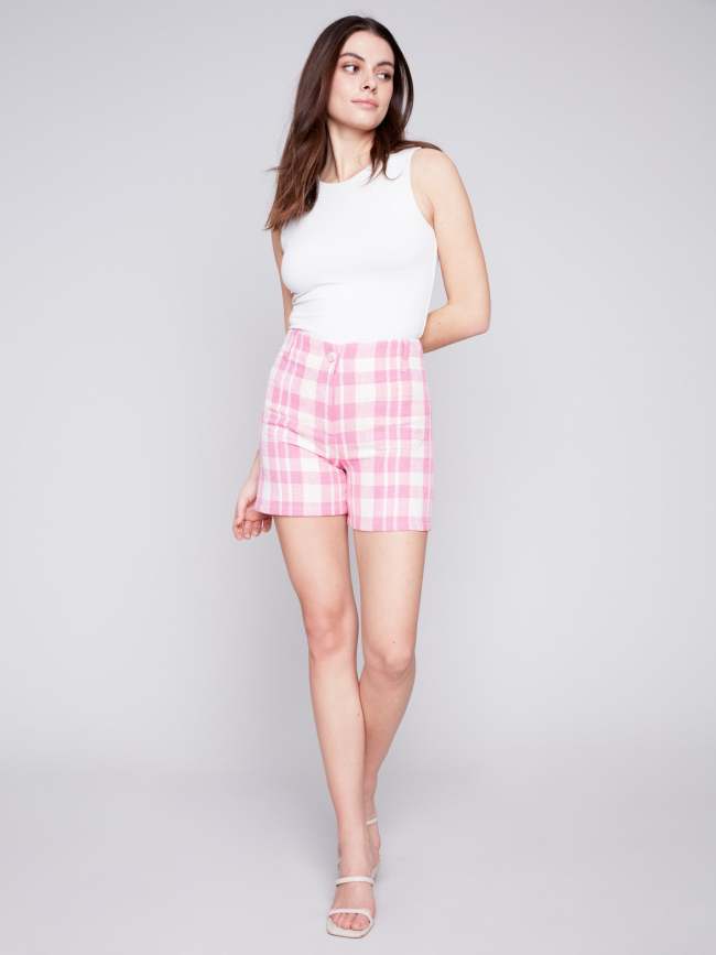 Yarn Dye Checkered Shorts - Light Punch