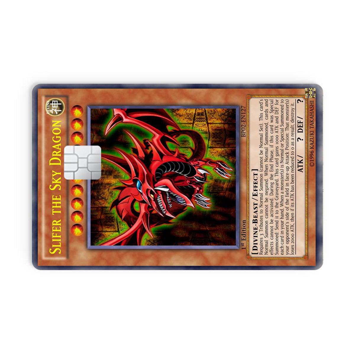 Slifer the Sky Dragon Yugioh Credit Card Skin | Wrapime
