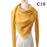 design 2020 new winter scarf knitted warm neck cashmere scarves lady pashmina shawls wraps foulard female luxury band bandana