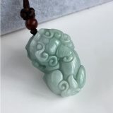 Jade Pendant Natural Myanmar Jadeite Pixiu Jade Pendant Jewelry lucky Exorcise evil spirits Amulet Jade Pendant Fine  Jewelry