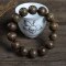 Nha Trang Agarwood1.6cm Bracelets Dara Dry Eaglewood Buddha Bead Bracelets Huian Submerged Floral Disc Play Wood Buddhist Prayer