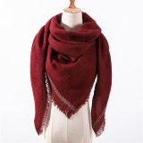 design 2020 new winter scarf knitted warm neck cashmere scarves lady pashmina shawls wraps foulard female luxury band bandana