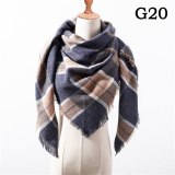 design 2020 new winter scarf knitted warm neck cashmere scarves lady pashmina shawls wraps foulard female luxury band bandana