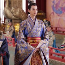 National Hero QuYuan Hanfu Costume Delicate Embroidery Prince Costume for 2016 Newest TV Play Si Mei Ren Song of Phoenix