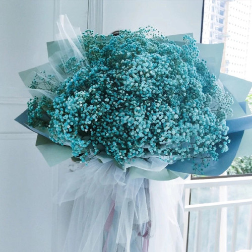 All over the Sky Stars Dried Flower Bouquet Big Birthday Gift Eternal Life Flowers Large Bouquet Yunnan Flowers Natural Air Dried True Flowers