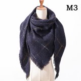 design 2020 new winter scarf knitted warm neck cashmere scarves lady pashmina shawls wraps foulard female luxury band bandana