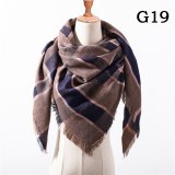 design 2020 new winter scarf knitted warm neck cashmere scarves lady pashmina shawls wraps foulard female luxury band bandana