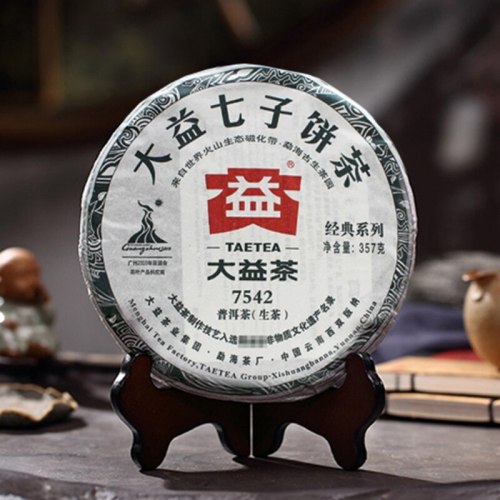 TAETEA 7542 Raw Cake Sheng Pu-erh Chinese Dayi Lose Weight Tea Pu-erh 2Kg