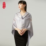 Hangzhou silk brocade floor silk shawl female winter crepe satin scarves shawls and Chinese style gifts silk scarves