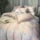 Spring Summer Double-Sided 60 Tencel Four-piece Set Real Silk Bedding Article European Style Viscose Sheet Quilt Cover Silky Bar