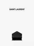 YSL/Saint Laurent Women's CASSANDRE ENVELOPE Grained Leather Chain Wallet