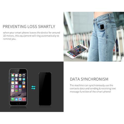 V36 Ultrathin Credit Card Cellphone With Metal Body Bluetooth 2.0 Dialer Anti-lost FM Mp3 Dual SIM Card Mini Mobile Phone-blue