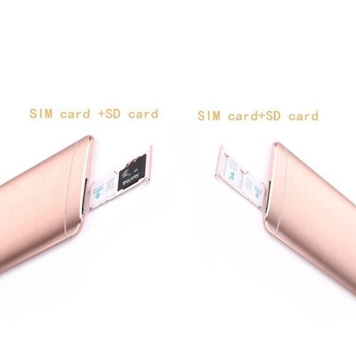 Mini Mobile Phone Ultrathin Luxury Phone Mp3 Player Bluetooth 1.63inch Credit Card Cell Phone-gold