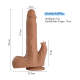 4 IN 1 Klitoris Stimulation Realistischer Dildo mit Saugnapf INS