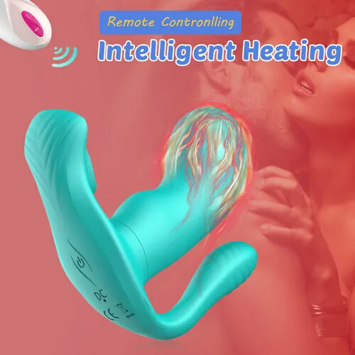 Meerjungfrau Auflegevibrator 9 Vibrationsmodi Vibratoren Meerblau YIRAN