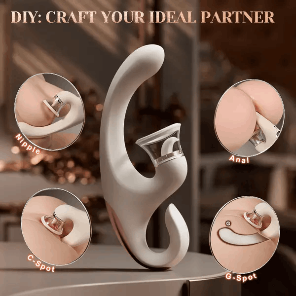 Eveandlove™ Clitoral Arousal Tongue Licking Suction Vibration Triple Stimulation Vibrators