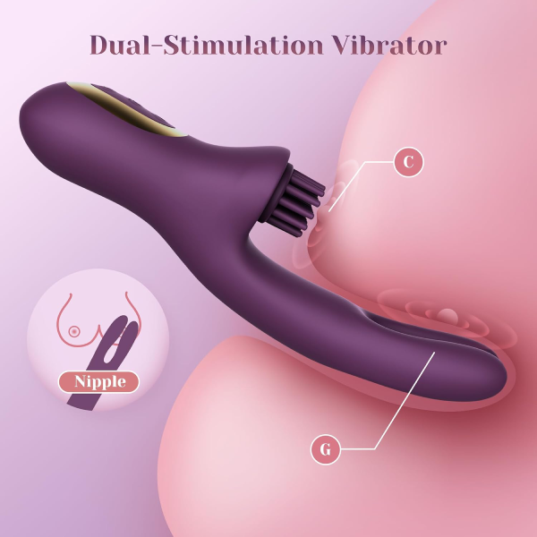Eveandlove™ 10 x 6 x 7 Modes Come-Hither Clitoral Tickling Rabbit Vibrator