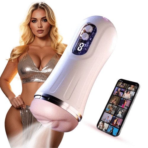 Eveandlove™ Cyberpunk 9 Vibration Heating App Control Masturbator Cup